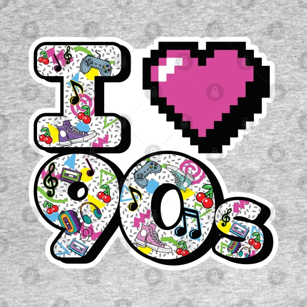 I Heart 90s by ArtofJMS